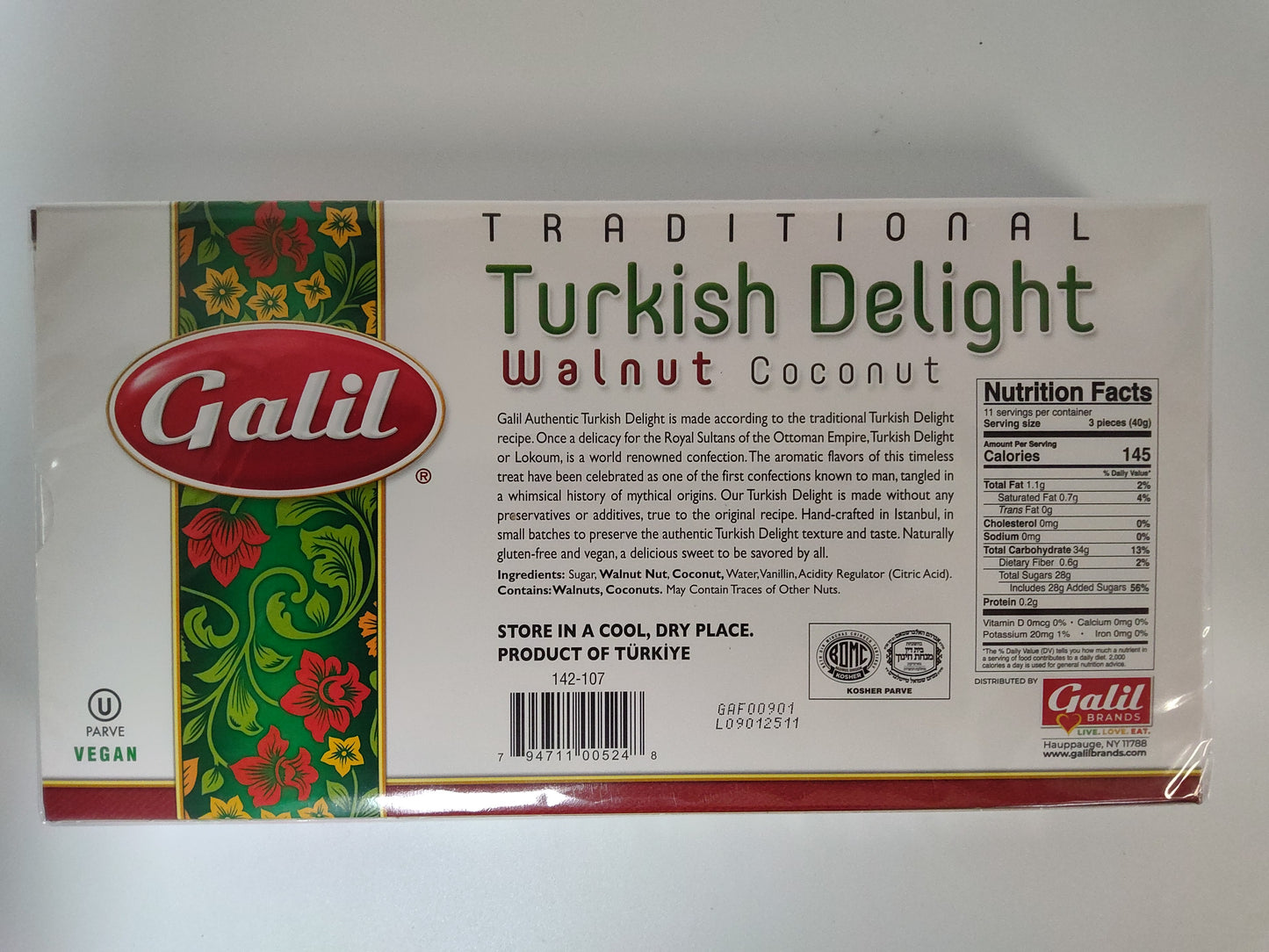 Galil Walnut Coconut