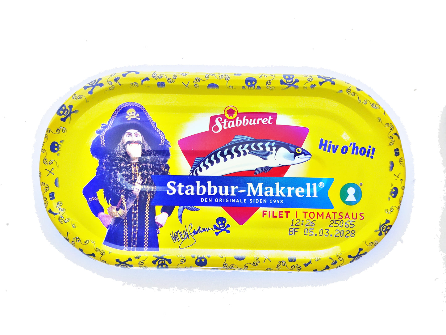 Stabbur-Makrell Mackerel Fillets in Tomato Sauce, 6.3 oz (180g)