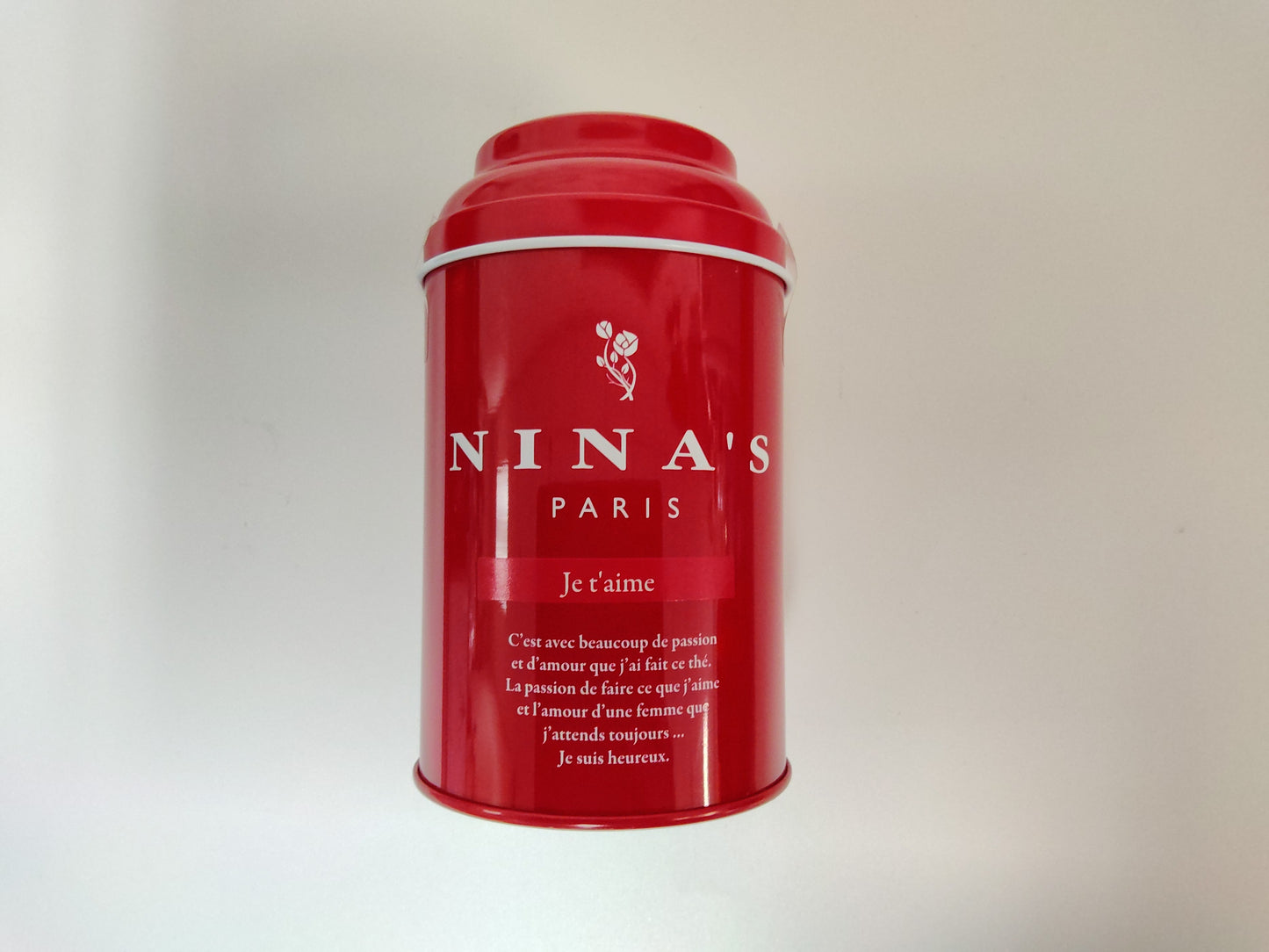 Nina's Paris Je t'aime Flavoured Black Tea, 3.52 oz (100g)