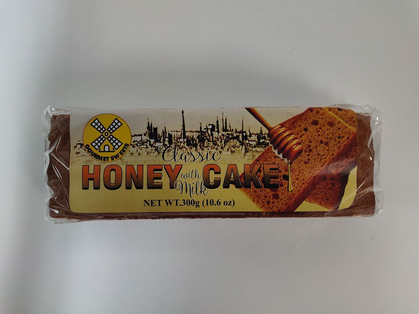 Gourmet Sweets Classic Honey Cake with Milk, 10.6 oz (300g)