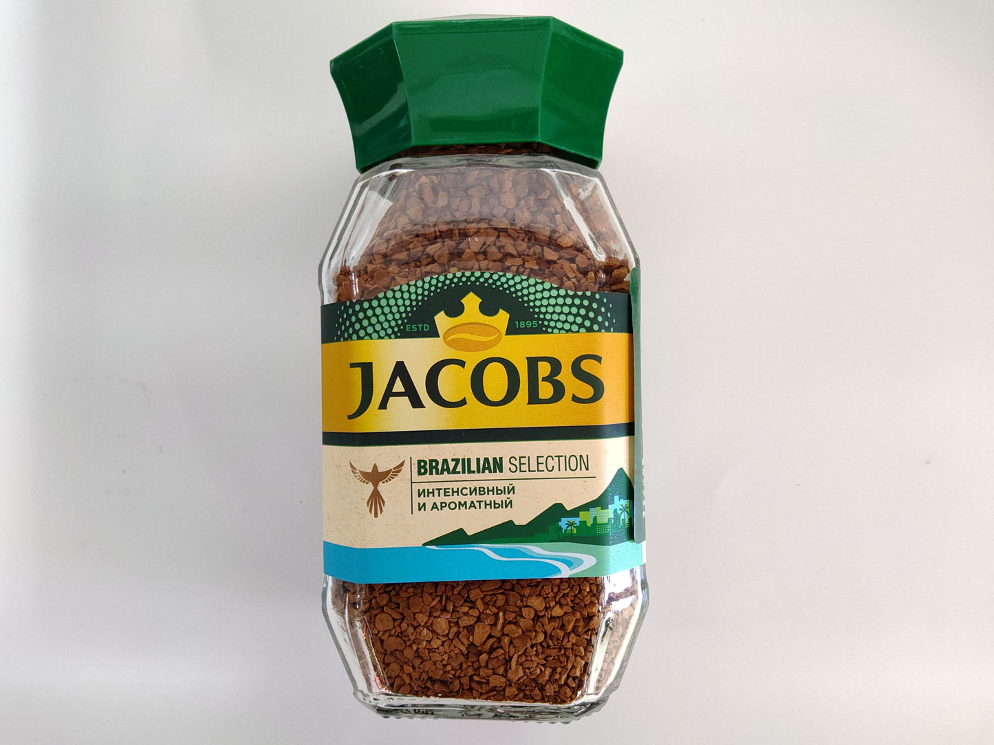 Jacobs Brazilian Selection Instant Coffee, 3.35 oz (95g)