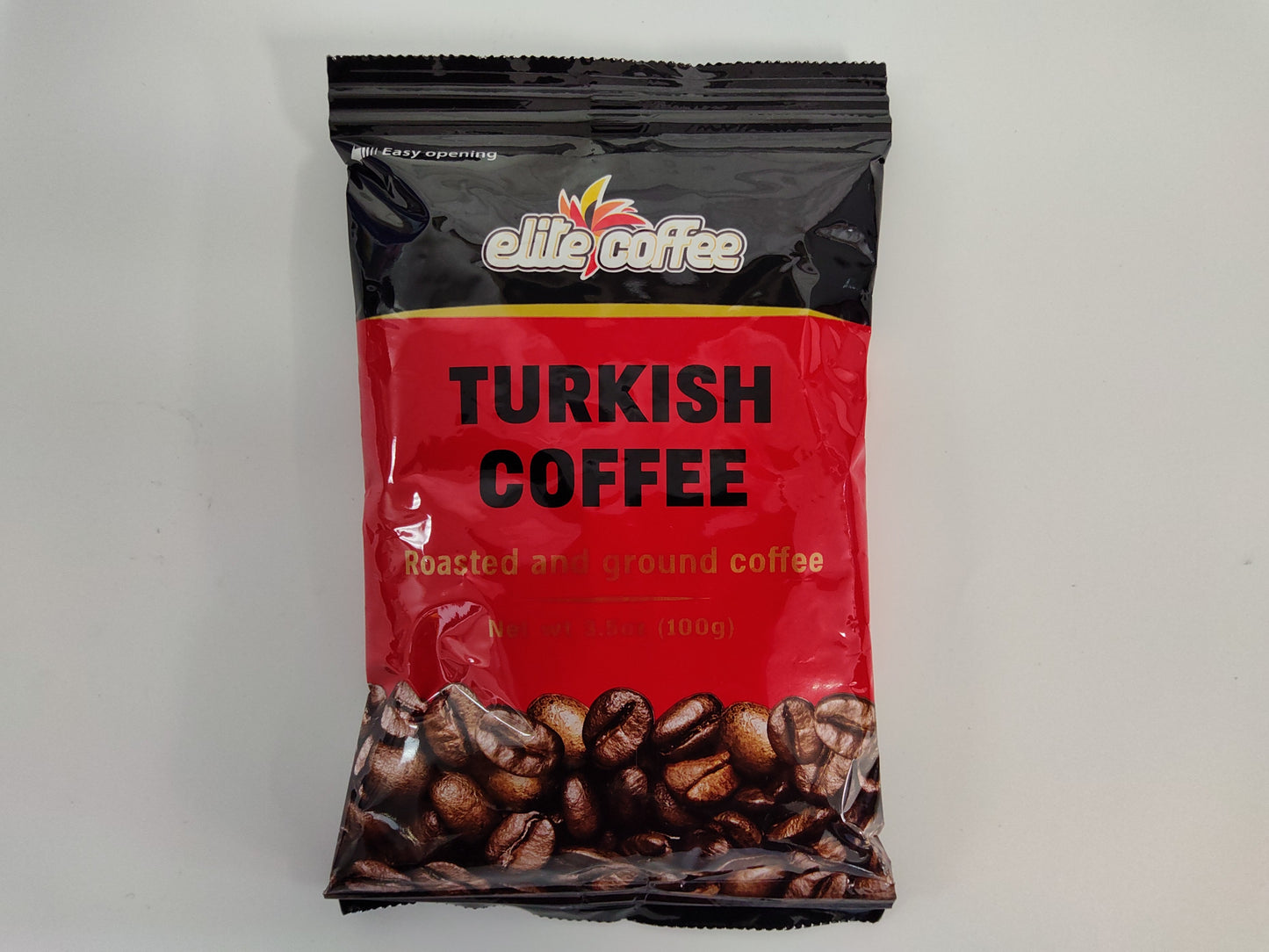 Elite Turkish Coffee, Roasted and Ground, 3.5 oz (100g)