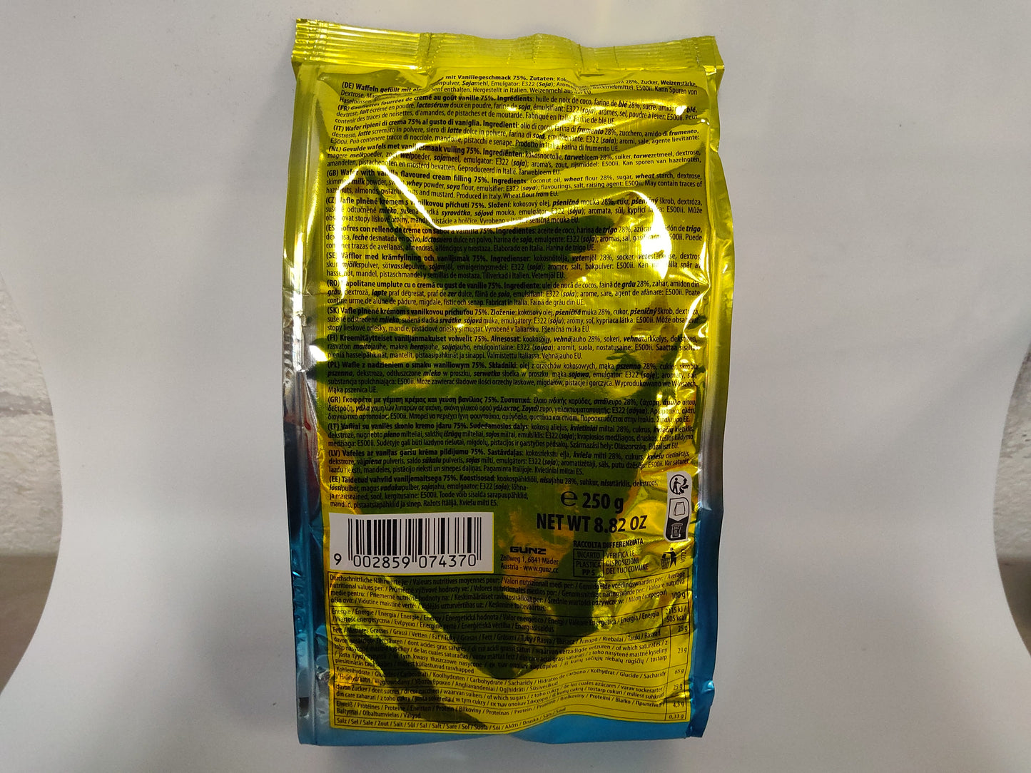 Feiny Biscuits Wafers Vanilla, 8.82 oz (250g)