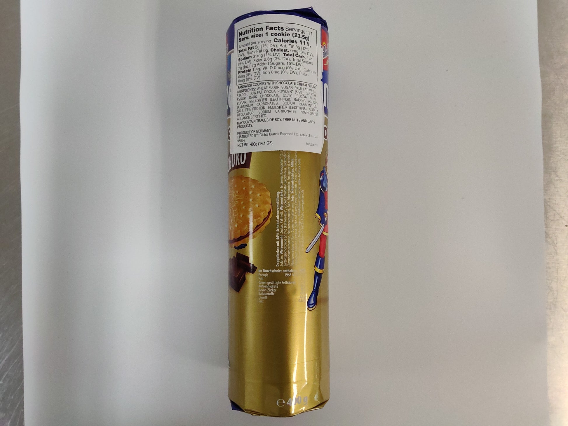 De Beukelaer Prinzen Rolle Schoko, 400 g (14.1 oz)