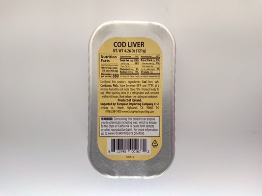 Riga Lux Cod Liver in Own Oil – 120g