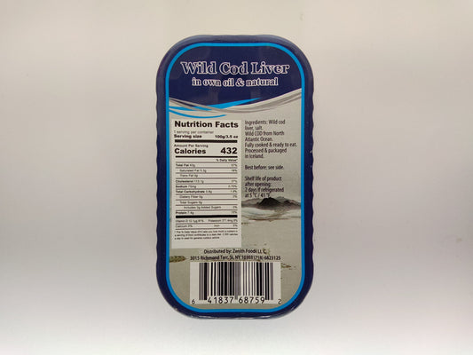 Royal Zenith Wild Cod Liver in Own Oil – 115g