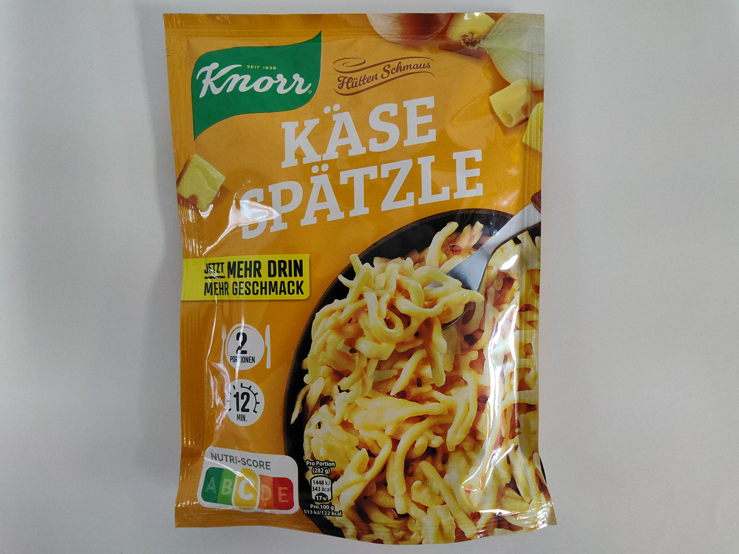 Knorr Hüttenschmaus Käse-Spätzle, 5.6 oz (160g)