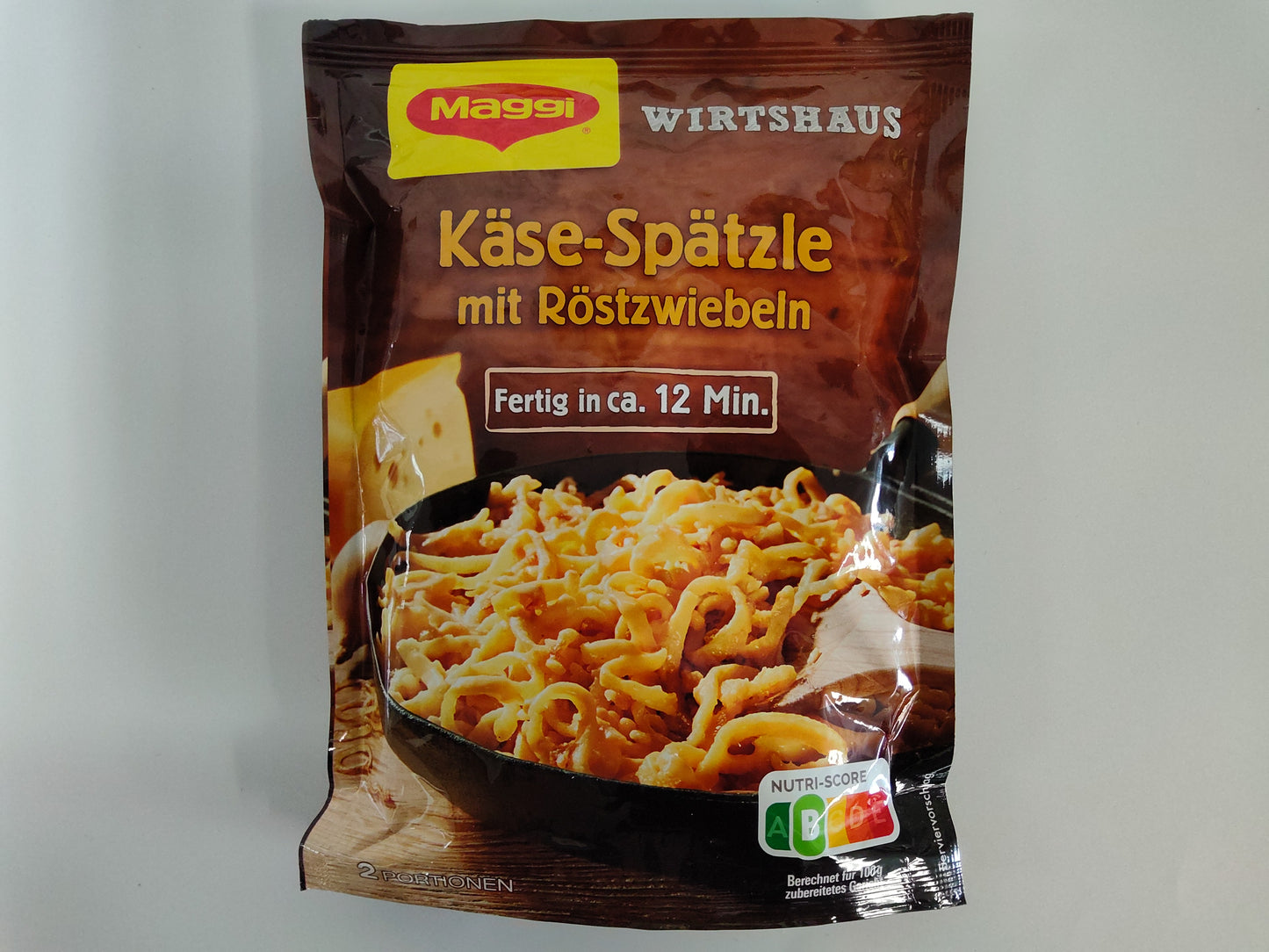 Maggi Wirtshaus Käse-Spätzle mit Röstzwiebeln, 5.3 oz (150g)
