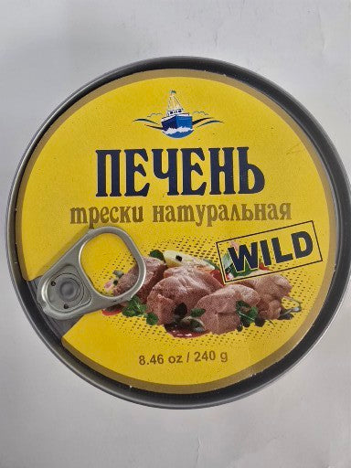 Wild Cod Liver in Own Oil – 240g