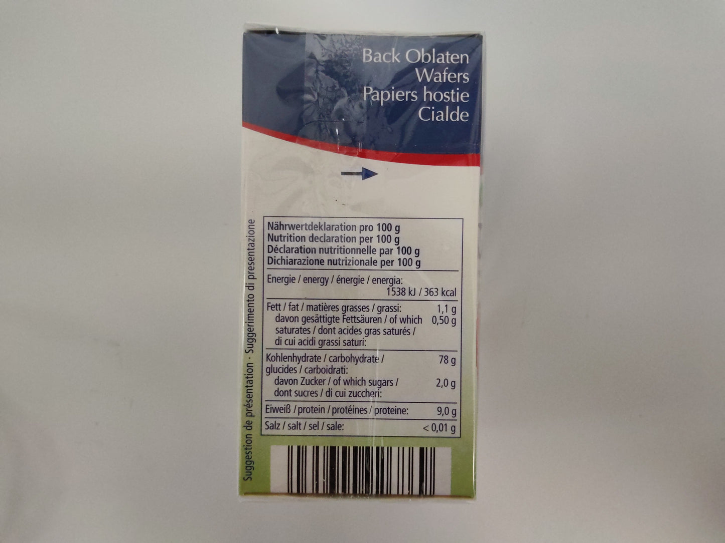 Küchle Bio Back Oblaten Baking Wafers, 1.3 oz (37g)