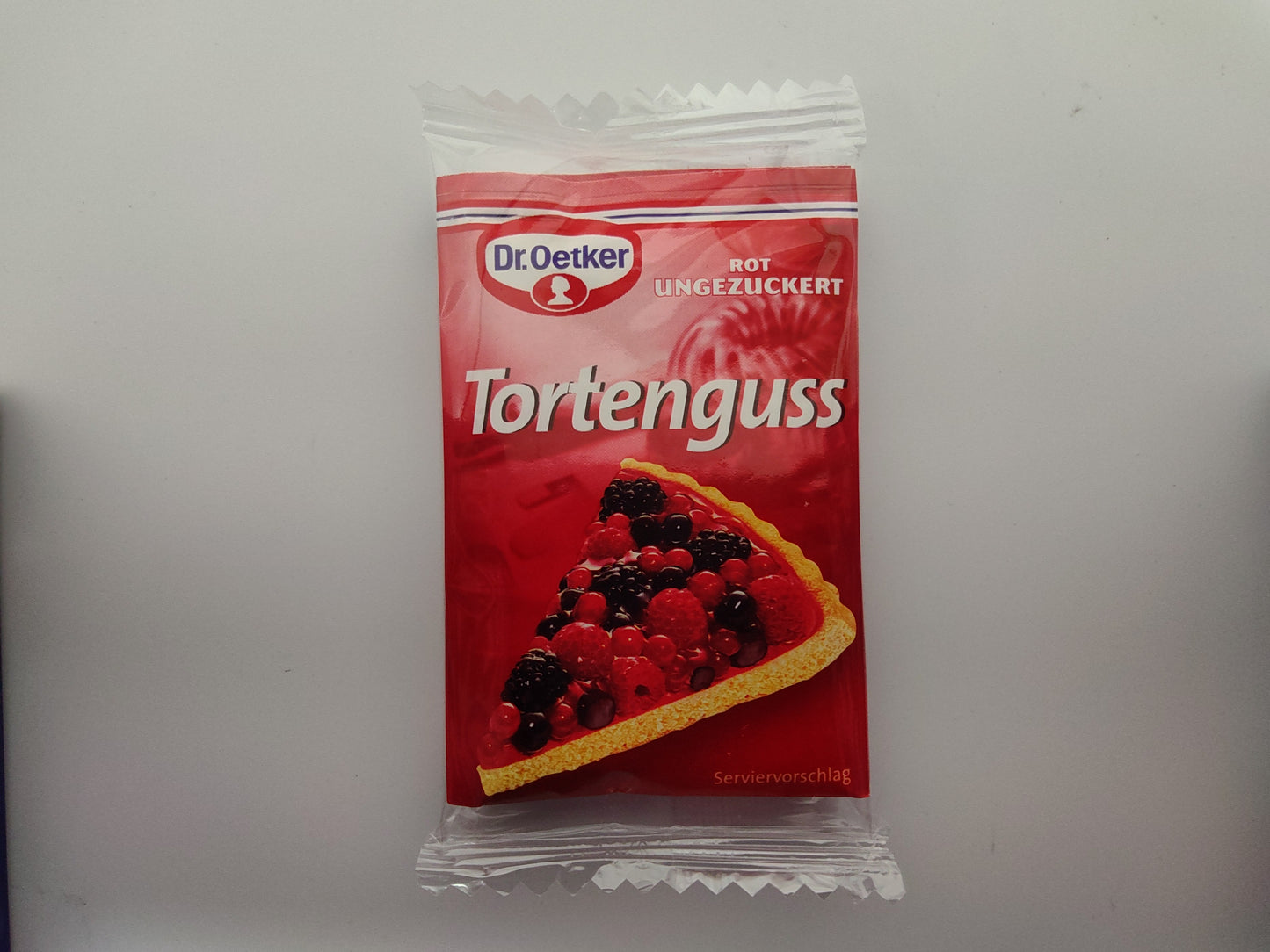 Dr. Oetker Tortenguss Rot Red Tart Glaze, 0.35 oz (10g)