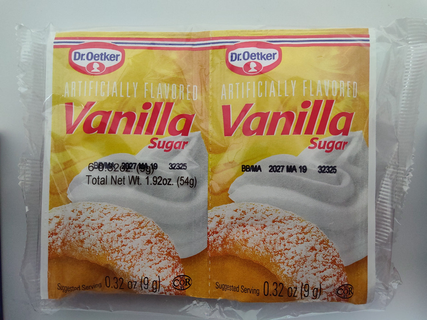 Dr. Oetker Vanilla Sugar, 0.32 oz (9g)