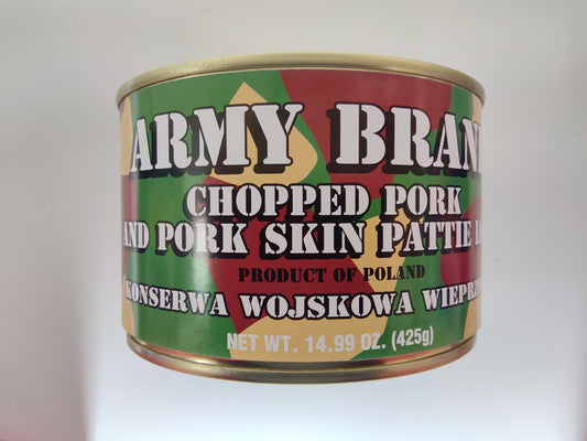 Army Brand Chopped Pork (Konserwa Wojskowa), 10.6 oz (300g)