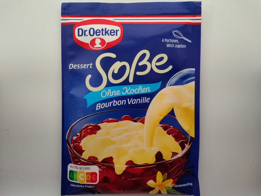 Dr. Oetker Bourbon Vanilla Dessert Sauce (No-Cook), 1.4 oz (40g)