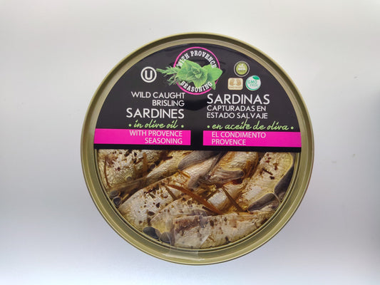 Les Mouettes d'Arvor Sardines Provence Style, 4.37 oz (124g)