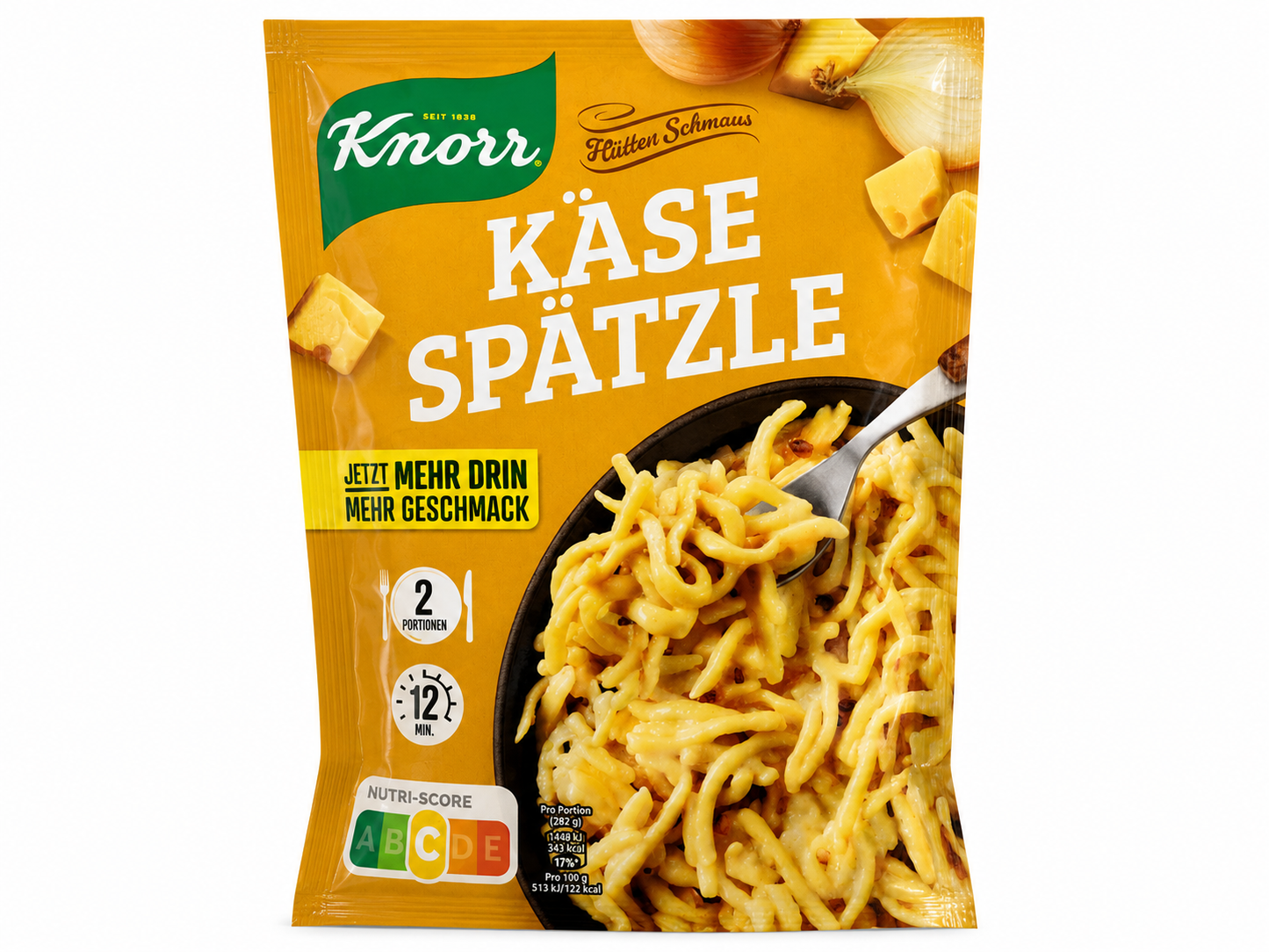 Knorr Hüttenschmaus Käse-Spätzle, 5.6 oz (160g)