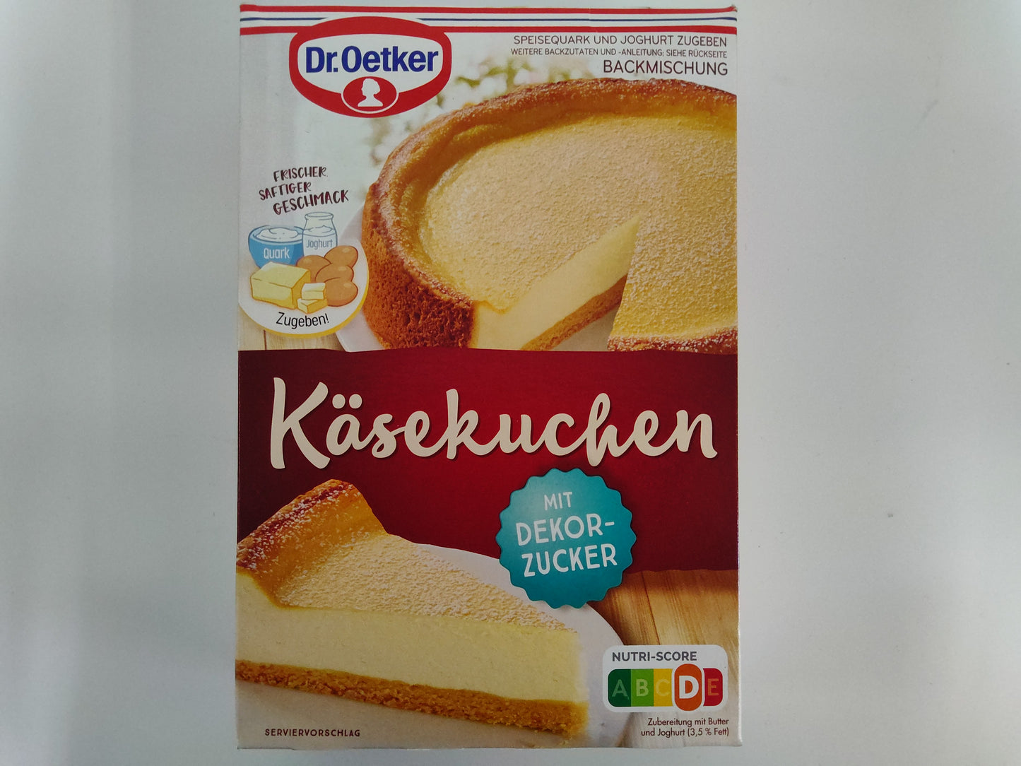 Dr. Oetker Käsekuchen Traditional Cheesecake Mix, 18.3 oz (520g)