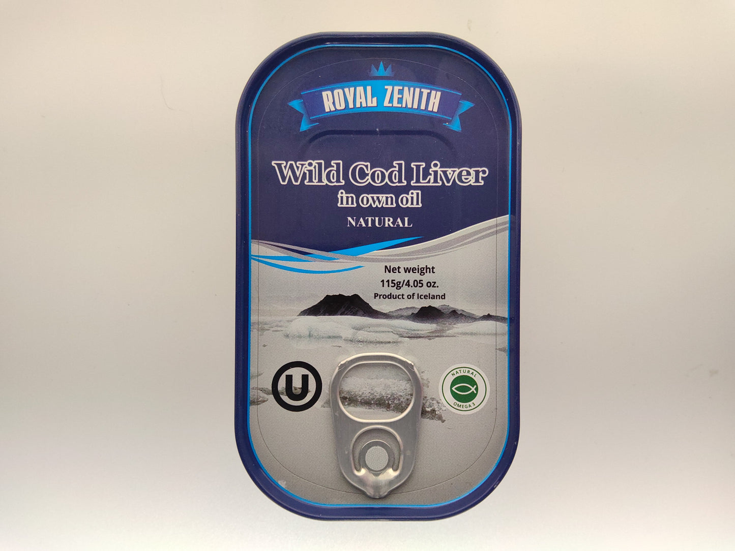 Royal Zenith Cod Liver in Own Oil, 4.06 oz (115g)