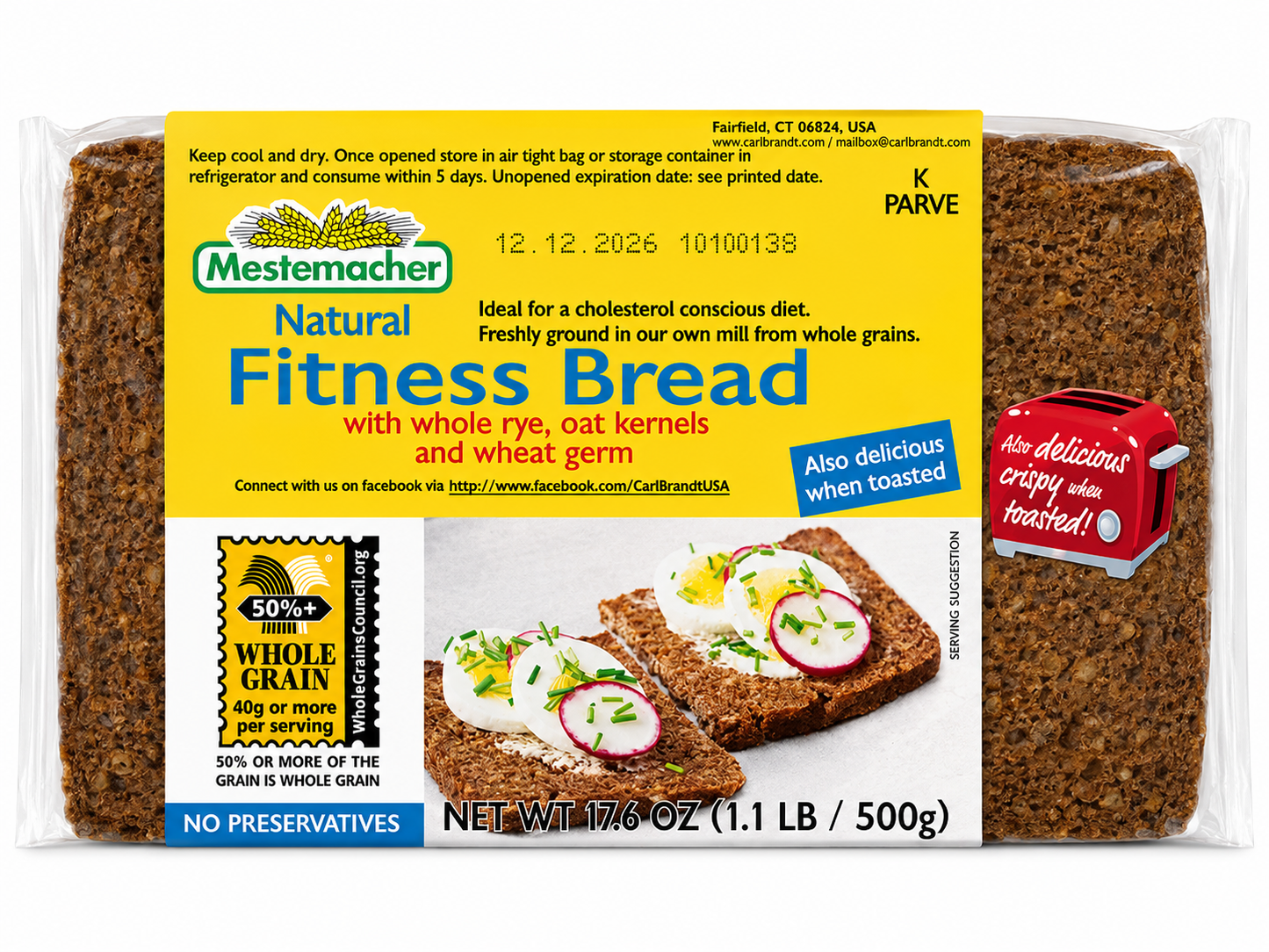 Mestemacher Natural Bread
