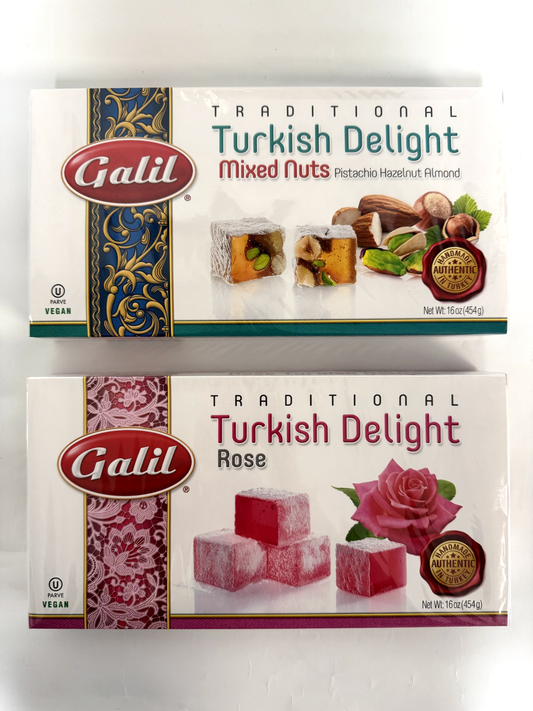 Galil Traditional Turkish Delight – 16oz (454g)