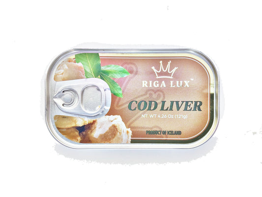 Riga Lux Cod Liver in Own Oil – 120g