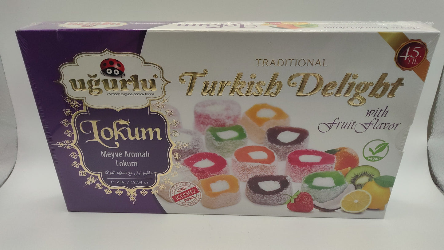 Uğurlu Traditional Turkish Delight – Fruit Flavor – 350g