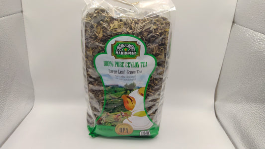 Marhunar 100% Pure Ceylon Tea – Large Leaf Green Tea – 500g  Title: