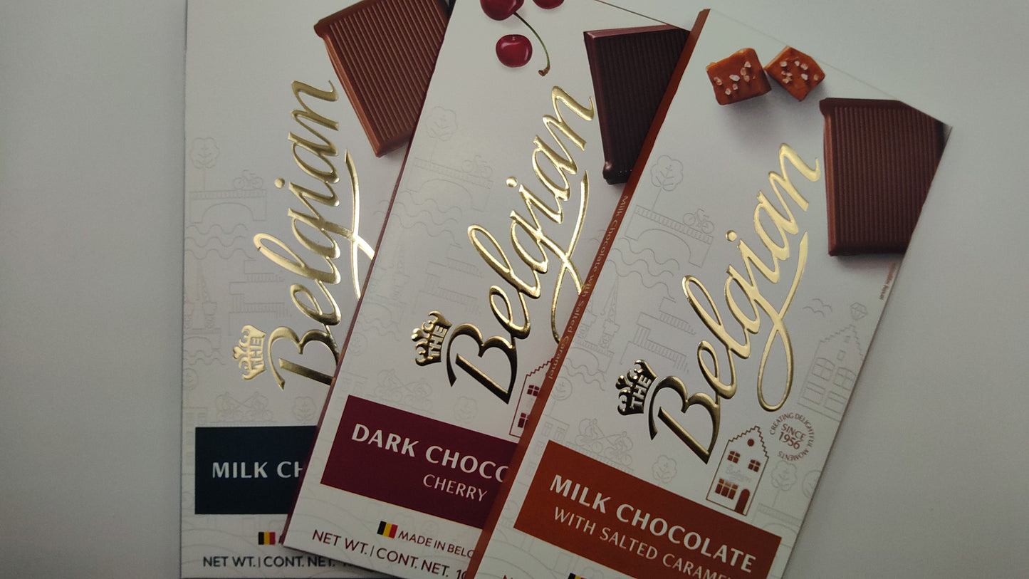 The Belgian Chocolate Bars – 100g (Various Flavors)