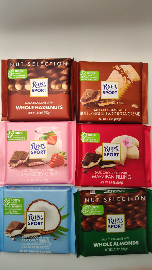 Ritter Sport Chocolate Bars