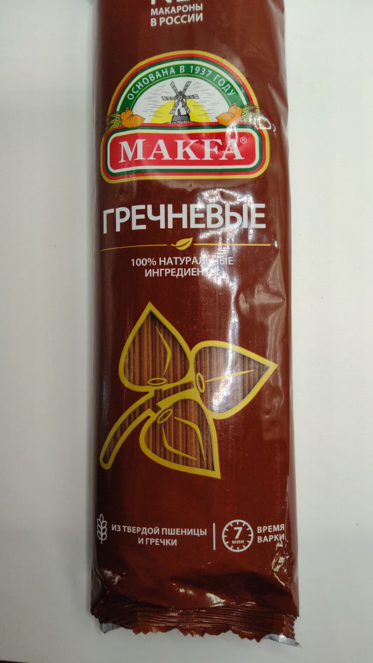Makfa Buckwheat Pasta (Гречневые) – 100% Natural Ingredients