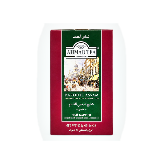 Ahmad Tea London Barooti Assam Broken Leaf Black Tea, 16 oz (454g)