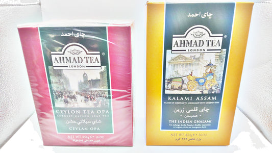 Ahmad Tea Loose Leaf Collection – Ceylon OPA & Kalami Assam (454g)