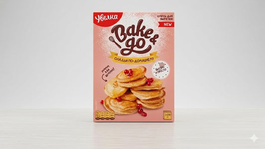 Uvelka Bake & Go Russian-Style Pancake Mix, 17.6 oz (500g)