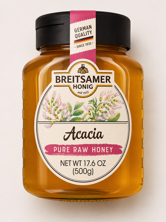Breitsamer Pure Raw Acacia Honey (500g)