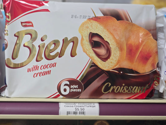 Bien Croissants with Cocoa Cream – 6 Pieces