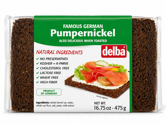 Delba Famous German Bread, 16.75 oz (475g)