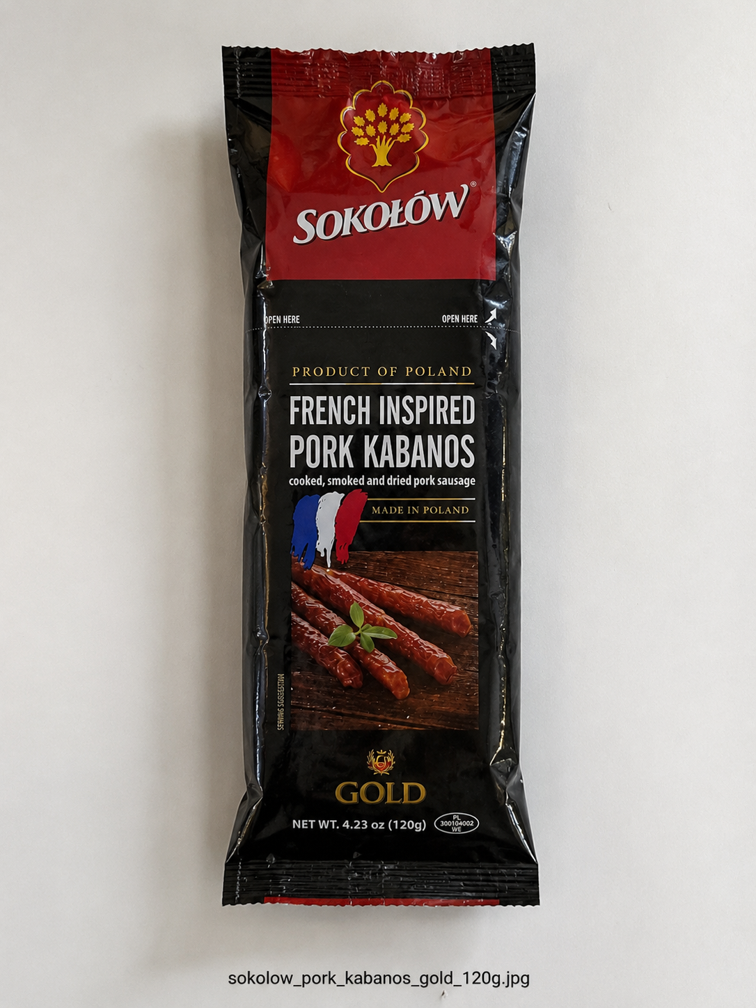 Sokolow Kabanos French Style, 6 oz (170g)