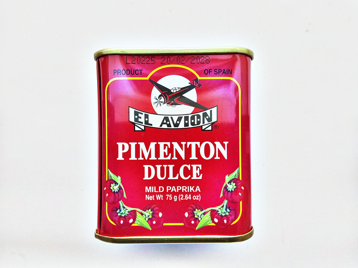 El Avión Pimentón Dulce, 75 g / 2.64 oz