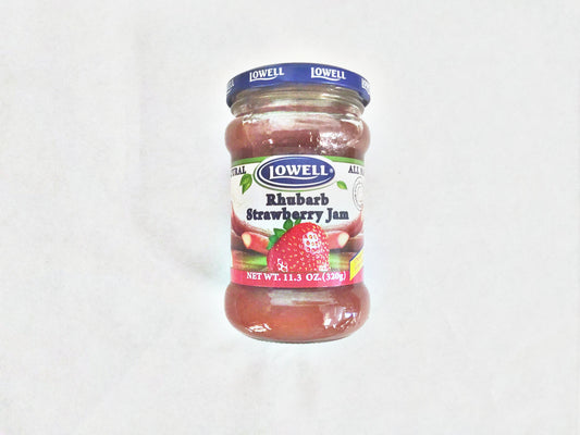 Lowell Rhubarb Strawberry Jam, 11.3 oz (320g)