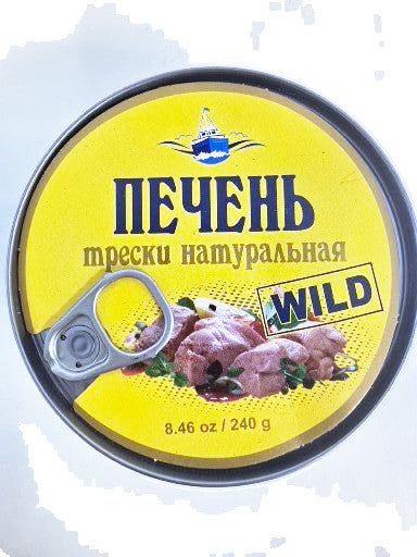 Wild Cod Liver in Own Oil – 240g