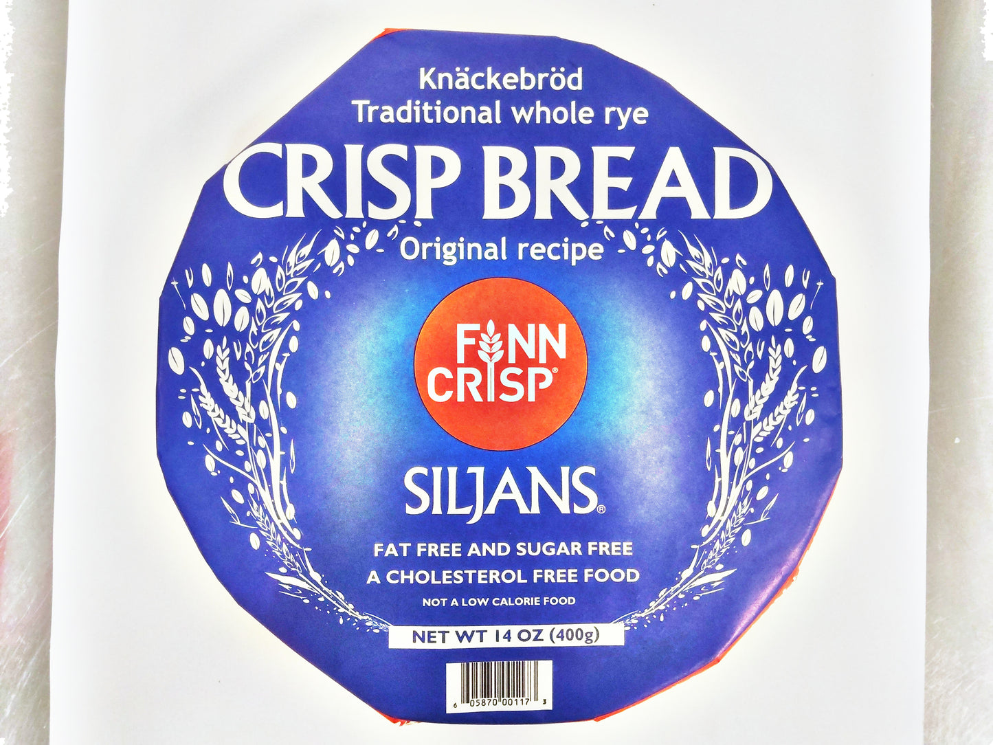 Siljans Traditional Whole Rye Knäckebröd, 14.1 oz (400g)