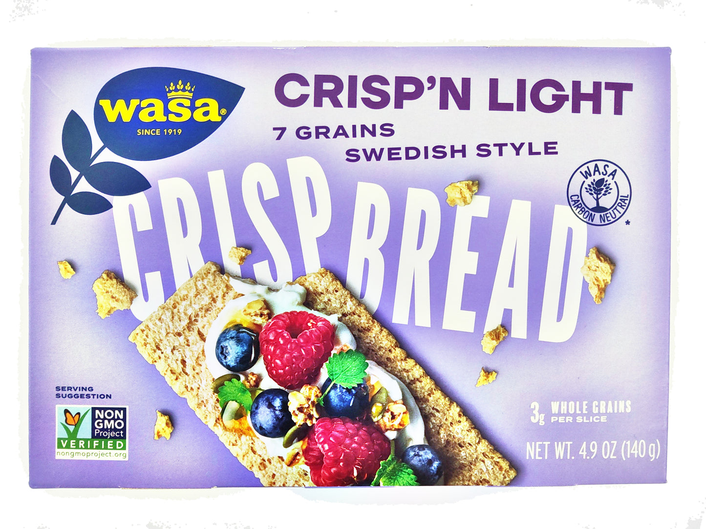 Wasa Crisp'n Light 7 Grains Crispbread, 4.9 oz (140 g)