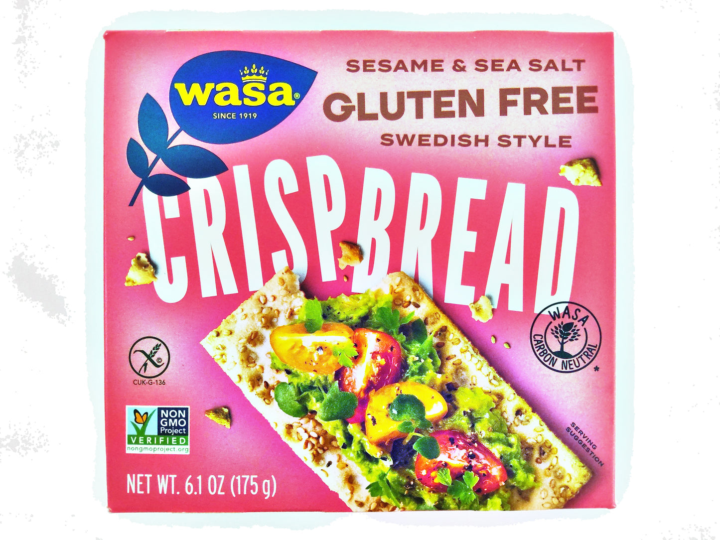 Wasa Gluten Free Sesame & Sea Salt Crispbread, 6.1 oz (175 g)
