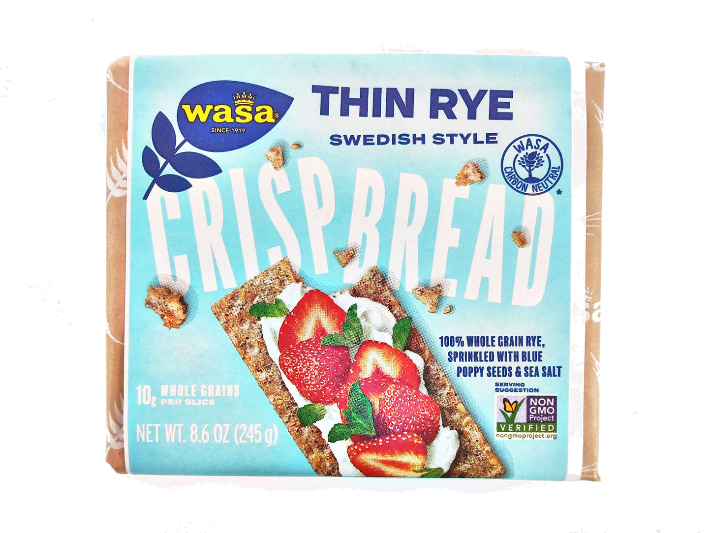 Wasa Thin Rye Crispbread, 8.6 oz (245 g)