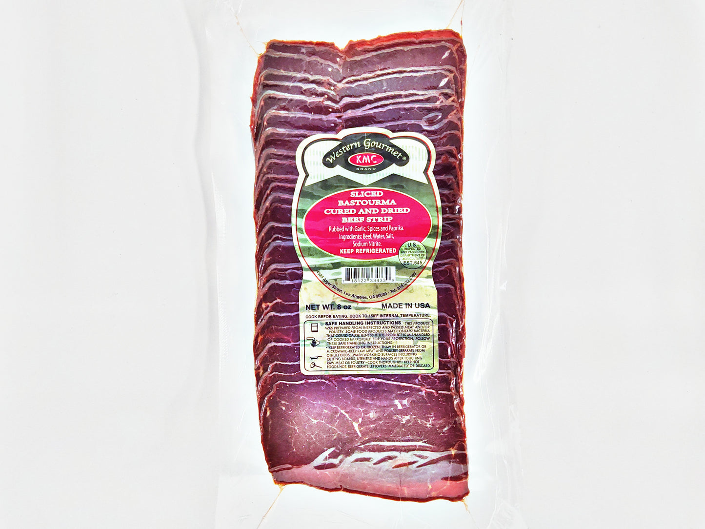 Western Gourmet Bastourma, 8 oz