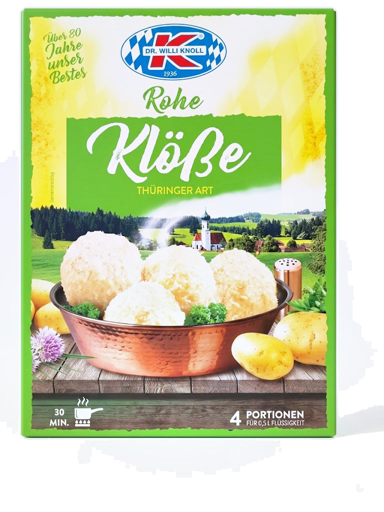 Dr. Willi Knoll Rohe Klosse Thuringer Art Raw Potato Dumplings, 4 portions